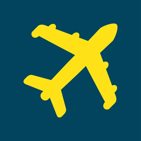 Αεροπλάνο σήμα σύμβολο. — Διανυσματικό Αρχείο