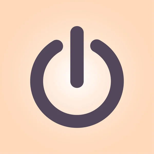 Power sign symbol. — Stock Vector