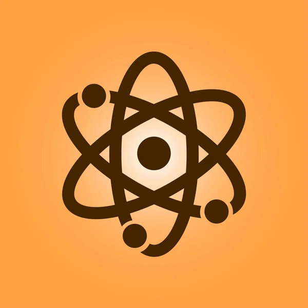 Pittogramma dell'atomo. — Vettoriale Stock