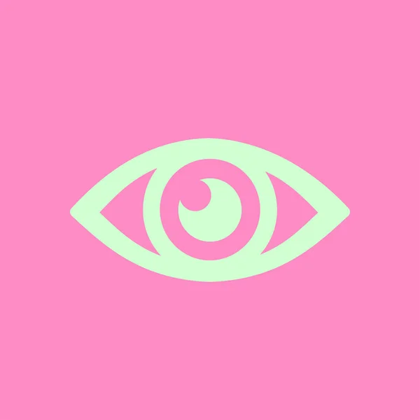 Signo ocular símbolo . — Vector de stock