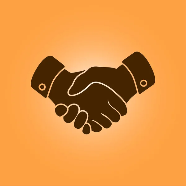 Handshake sign icon. — Stock Vector