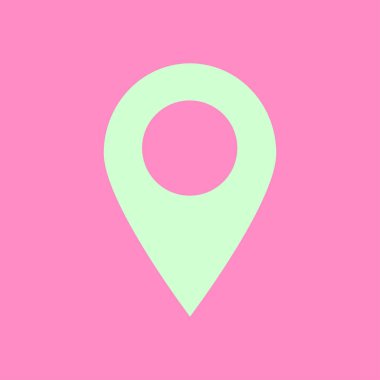 Yer işareti simgesi.