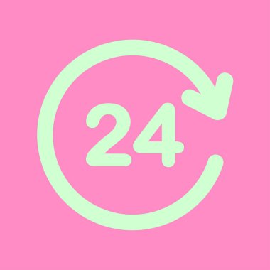 Saat bir gün simgesini açın..