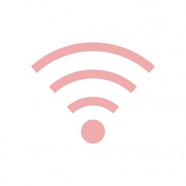 WiFi işareti simgesi.