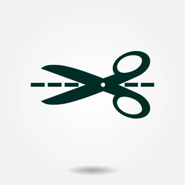 Makas işareti simgesi.