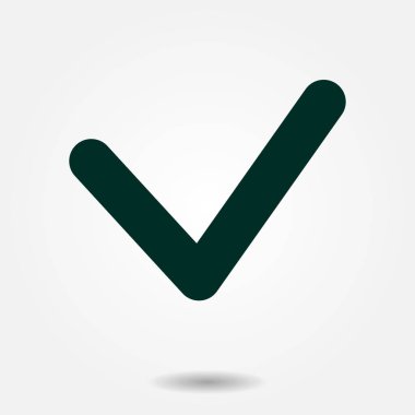 Evet işareti sembolü.