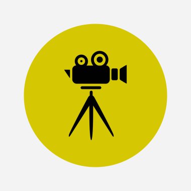 Sinema kamera simgesi.