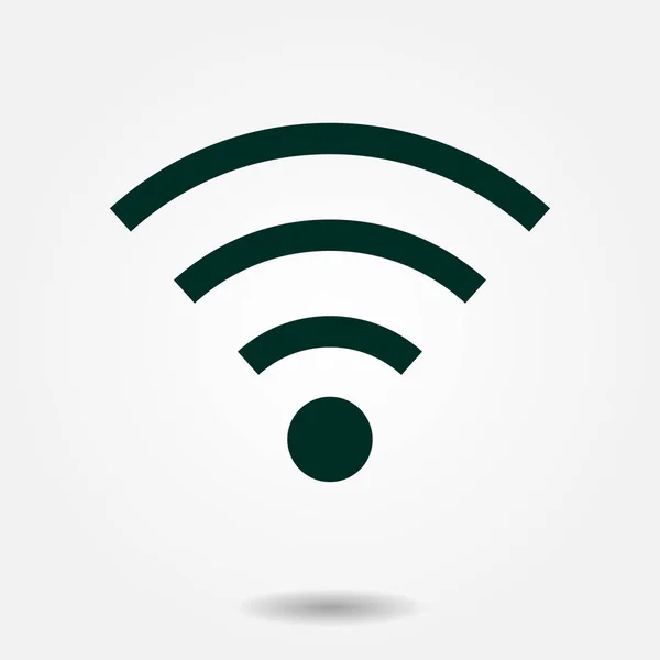 WiFi işareti simgesi. — Stok Vektör