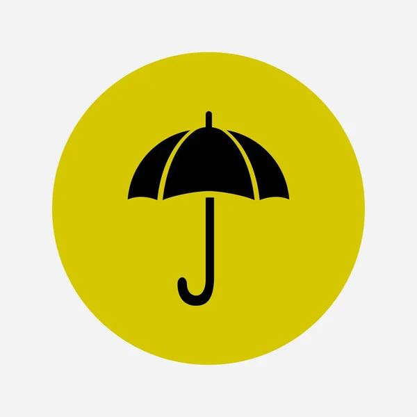 Symbole de parapluie . — Image vectorielle