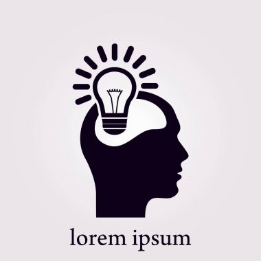 Ampul insan simgesi.