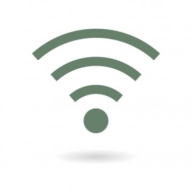 WiFi işareti simgesi.