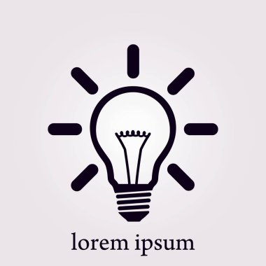 ışık lamba simgesi.