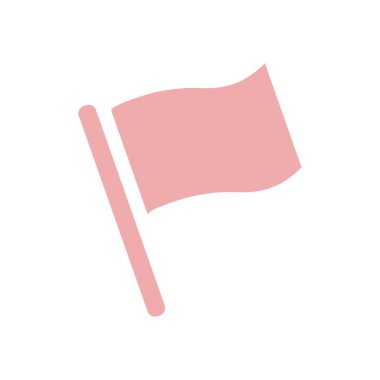 Bayrak işaretçi işareti simgesi.