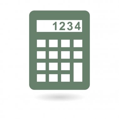 Hesap makinesi işareti simgesi.