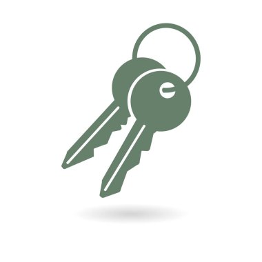 Kilit işareti simgesi.