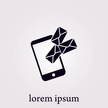 Mobil adres işareti.