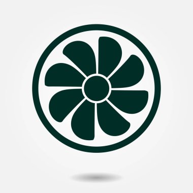 Havalandırma işareti simgesi.