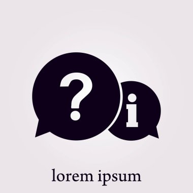 ünlem işareti ve soru mesajları.