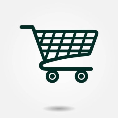 alışveriş grafik simgesi.