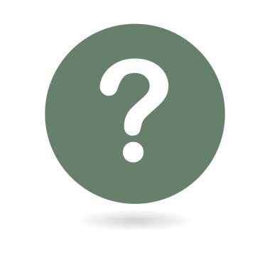 Soru işareti simgesi simgesi.