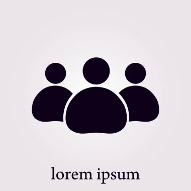 İnsanlar işareti simgesi.