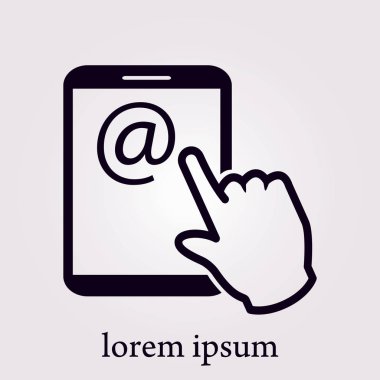 Touchpad işareti simgesi.