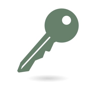 Kilit işareti simgesi.