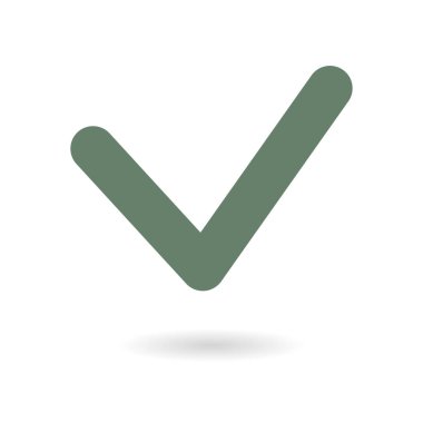 Evet işareti sembolü.