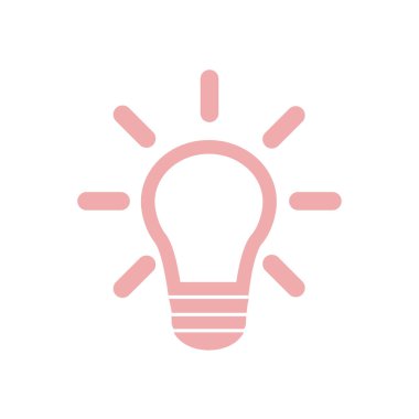 ampul işareti simgesi.