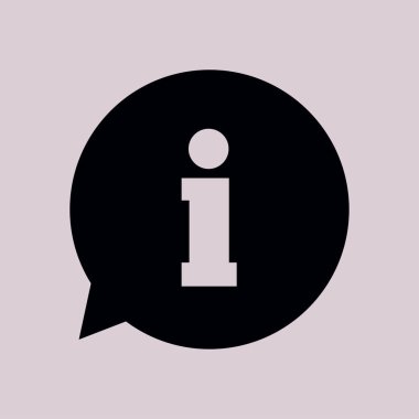 bilgi işareti simgesi.