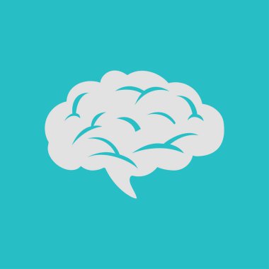 Beyin simgesi simgesi.