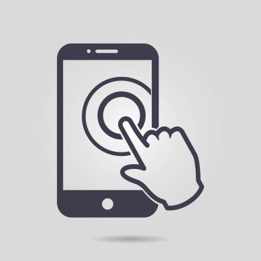 El işaretçi simgesi.