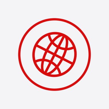 Küre işareti simgesi.