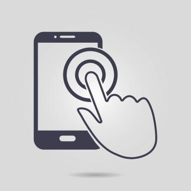 El işaretçi simgesi.