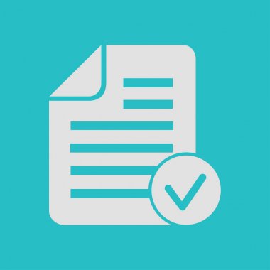 Belge işareti simgesi.