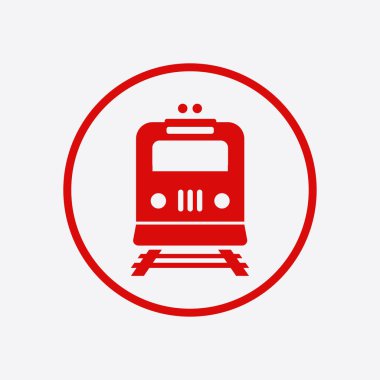 Tren işareti simgesi.