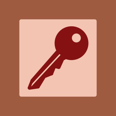 Kilit işareti simgesi.