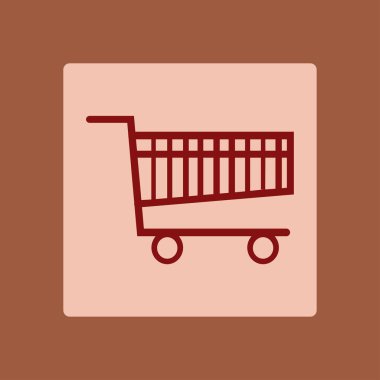 alışveriş grafik simgesi.