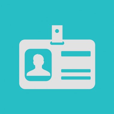 Kimlik kartı sembolü.