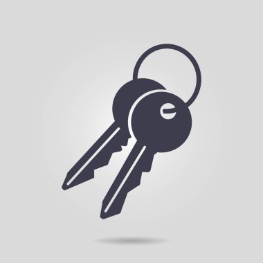 Kilit işareti simgesi.