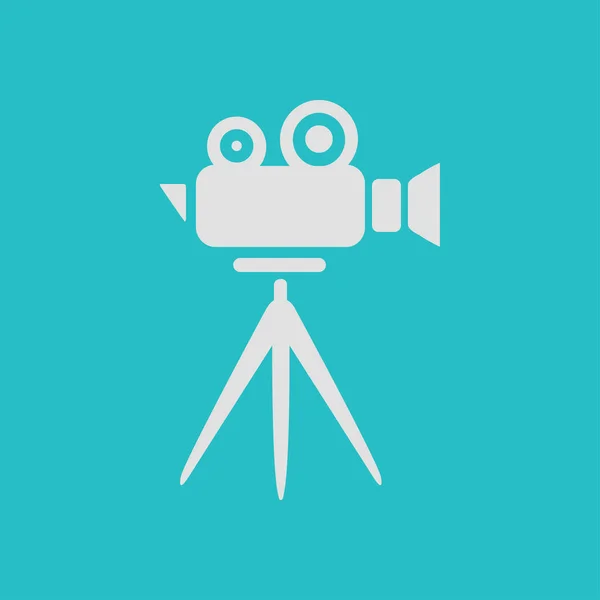 Cinema camera symbool. — Stockvector