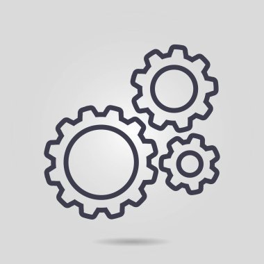 Dişli işareti simgesi.