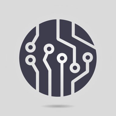 Mikroçip işareti simgesi.