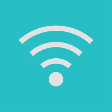 WiFi işareti simgesi.
