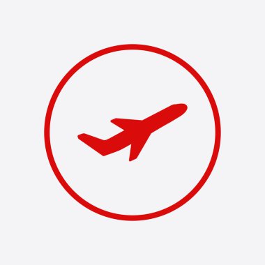 Seyahat işareti simgesi.