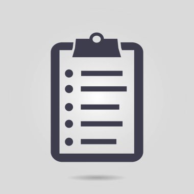 onay listesi sembolü.