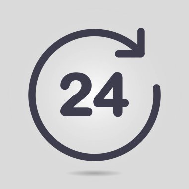 Saat bir gün simgesini açın..