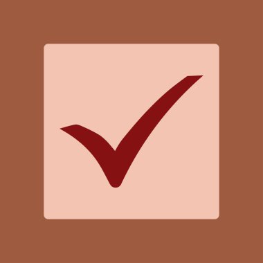 onay işareti simgesi.