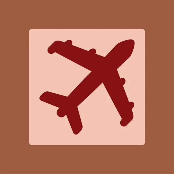 Signo de avión símbolo . — Vector de stock