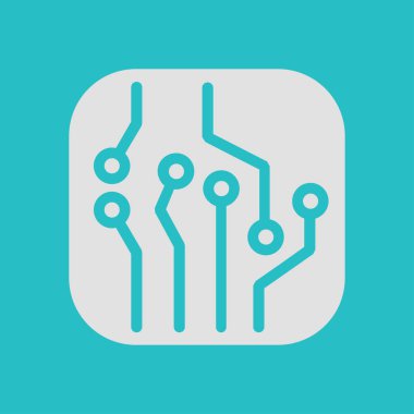 Mikroçip işareti simgesi.